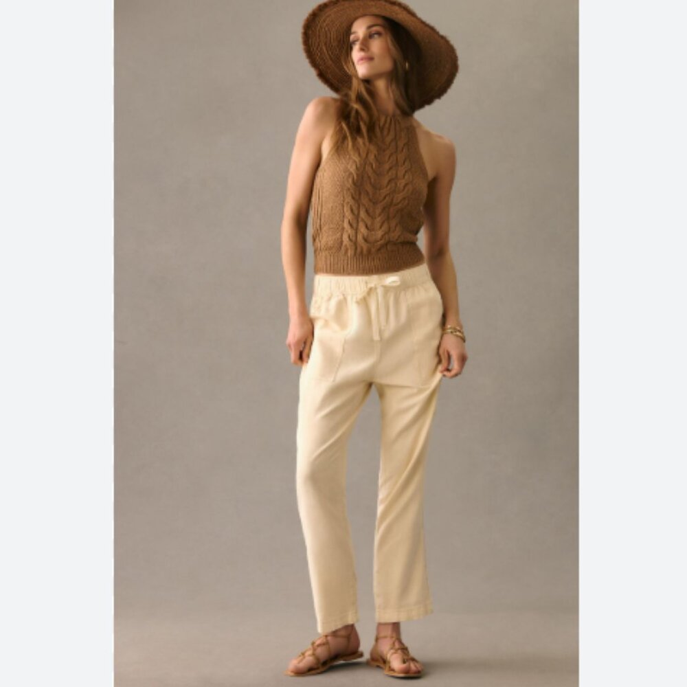 Brand New Pilcro Linen Drawstring Cropped Pants